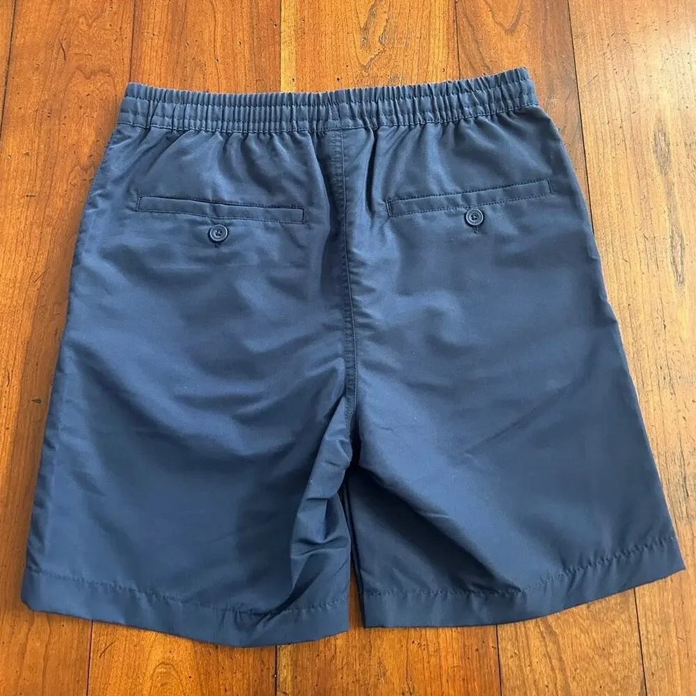 Vineyard Vines for Target Navy Swim Trunks Whale Logo Gingham Lined Size S Beach